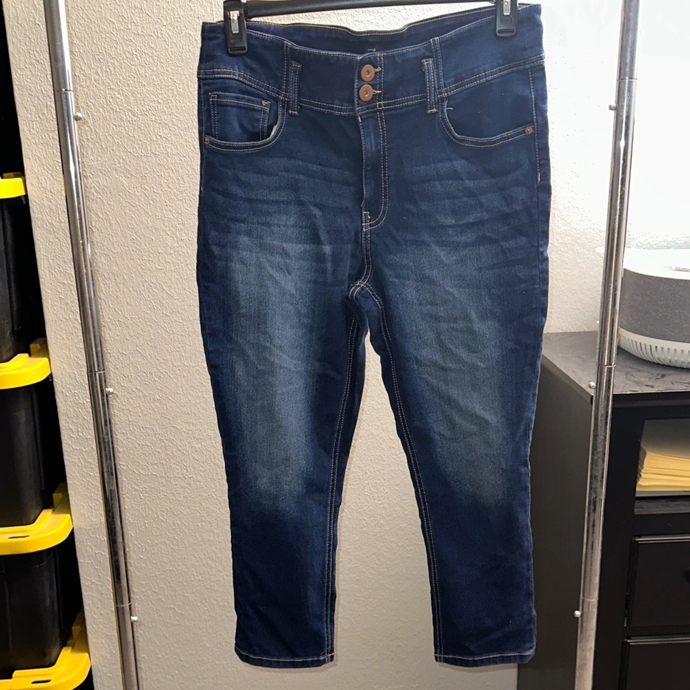 No Boundaries Dark Blue Women Jeans
